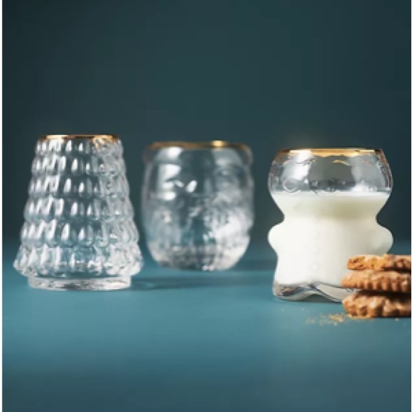 Anthropologie North Pole Gingerbread Man Juice Glass New In Box RARE - Picture 3 of 7